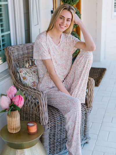 FINAL SALE - Petal Party | Alli Pants Set - Mary Square, LLC