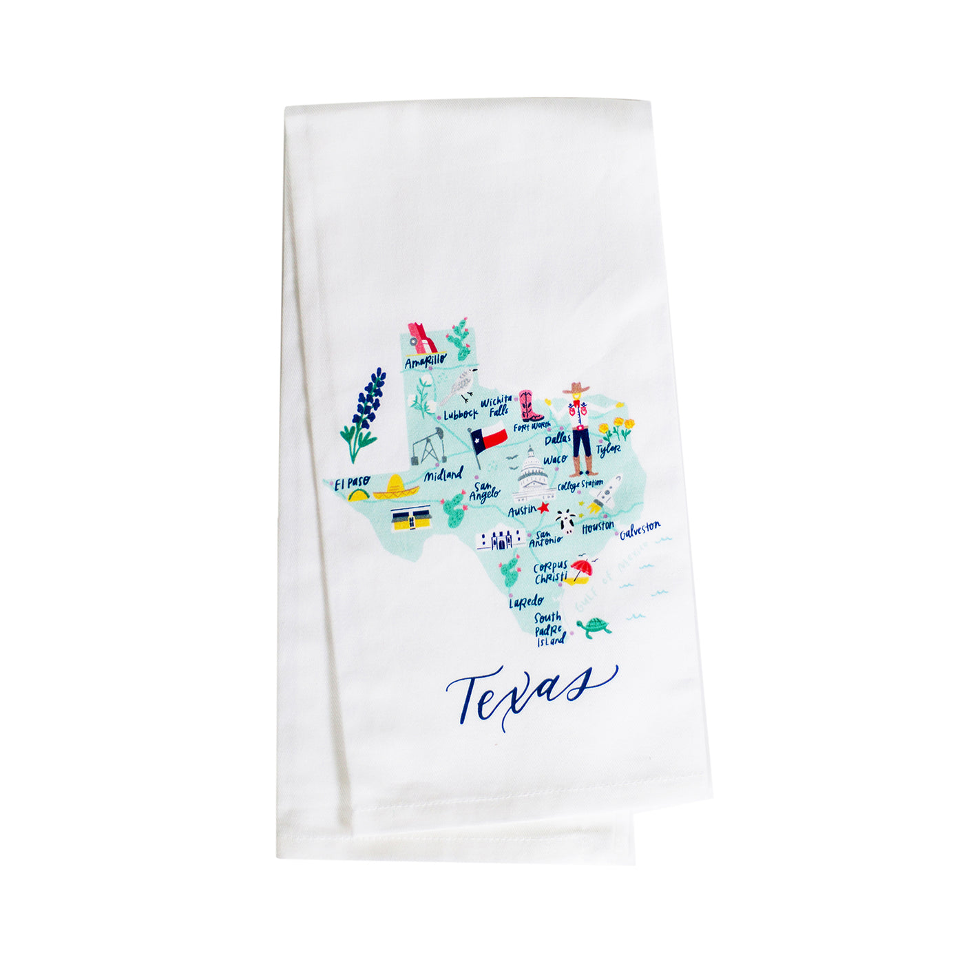 Texas Tea Towel - Mary Square, LLC
