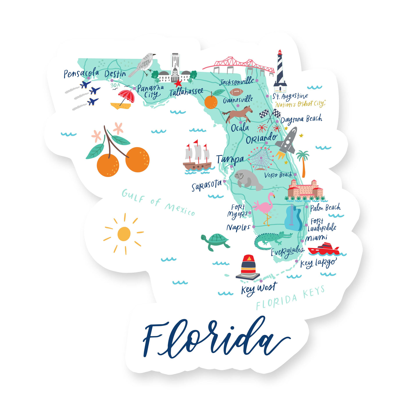 Florida Sticker - Mary Square, LLC