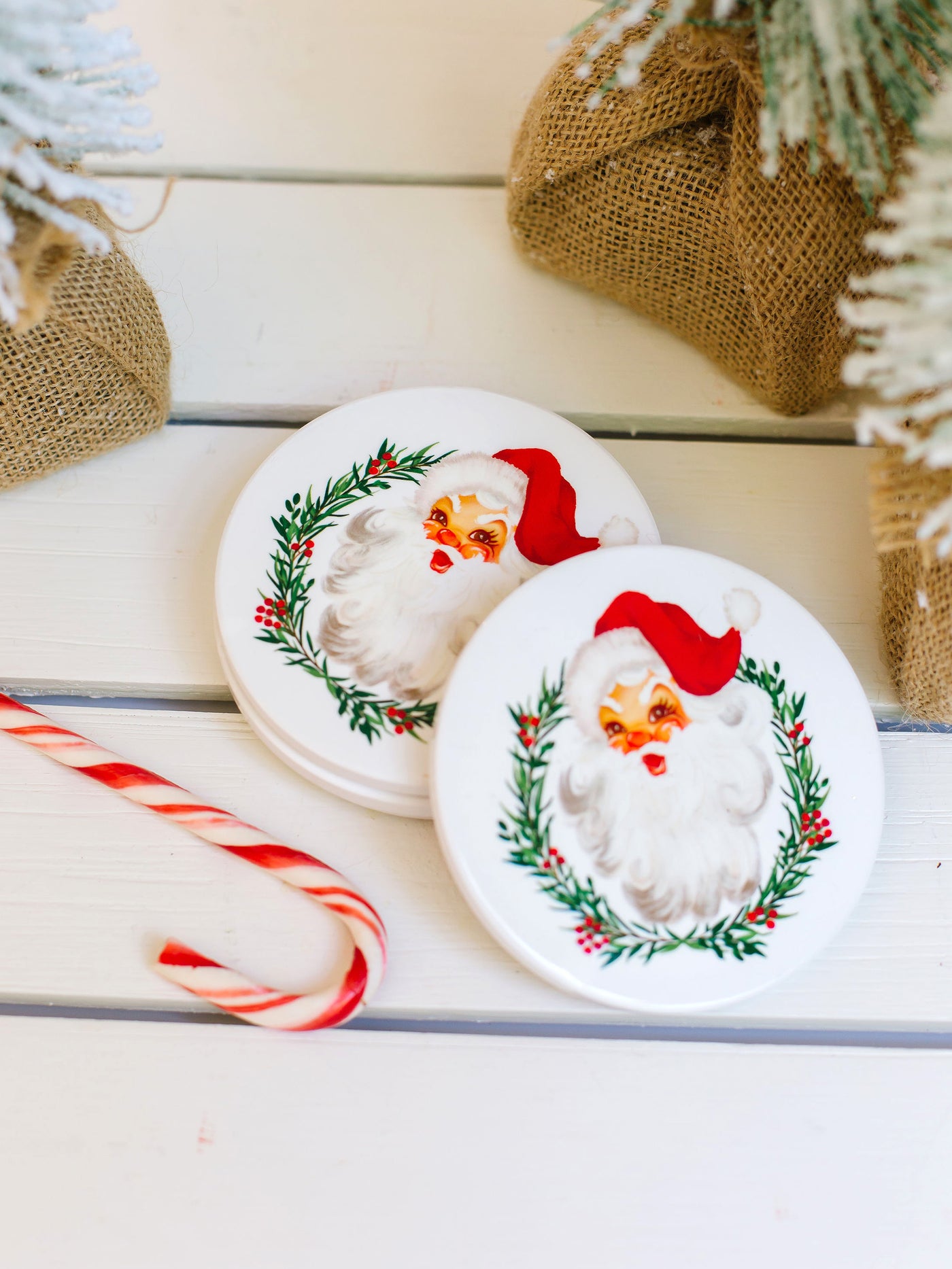 Ceramic Coasters | Dear Santa