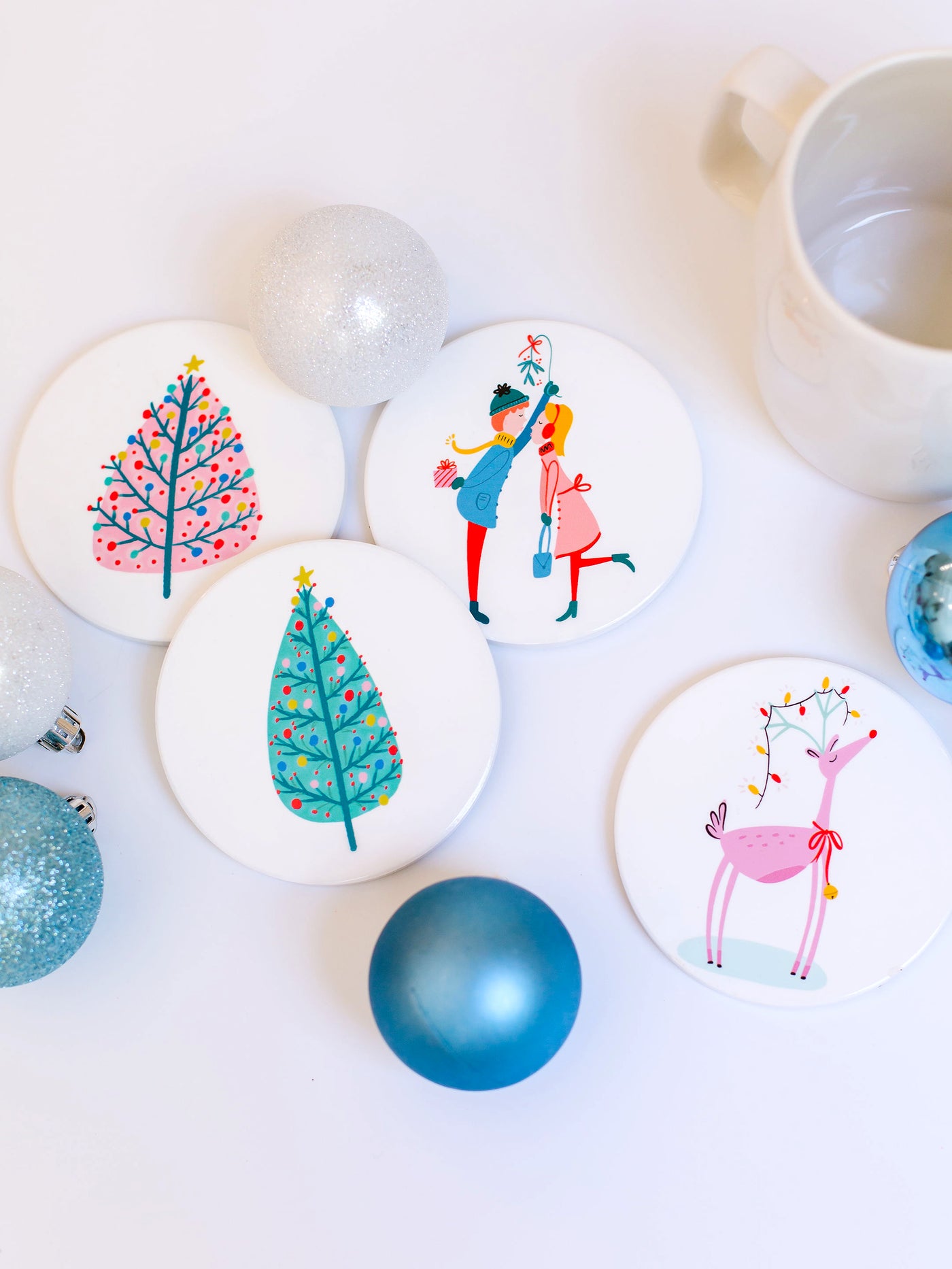 Ceramic Coasters | Christmas