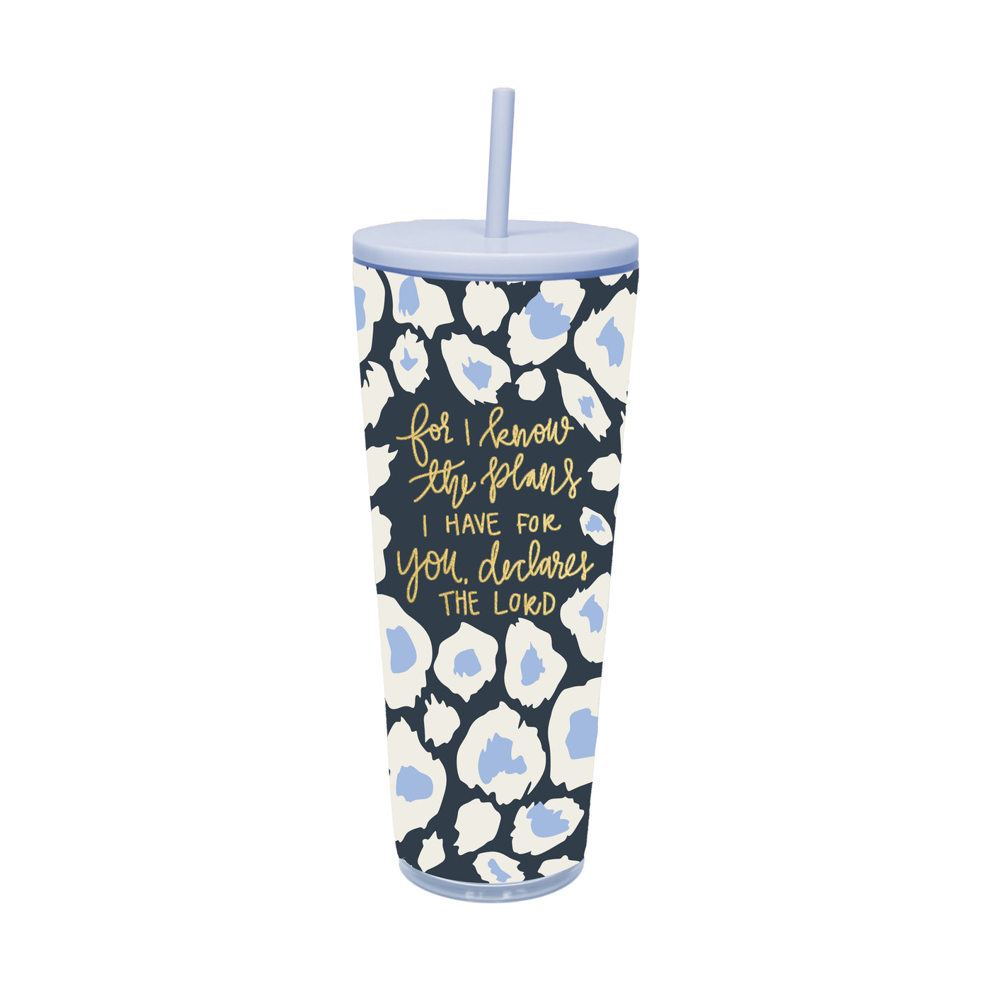 FINAL SALE - For I Know | Straw Tumbler - Mary Square, LLC