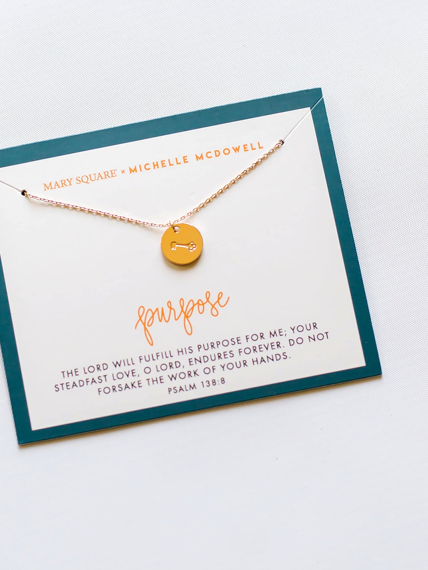 Purpose Inspirational Necklace - Mary Square, LLC