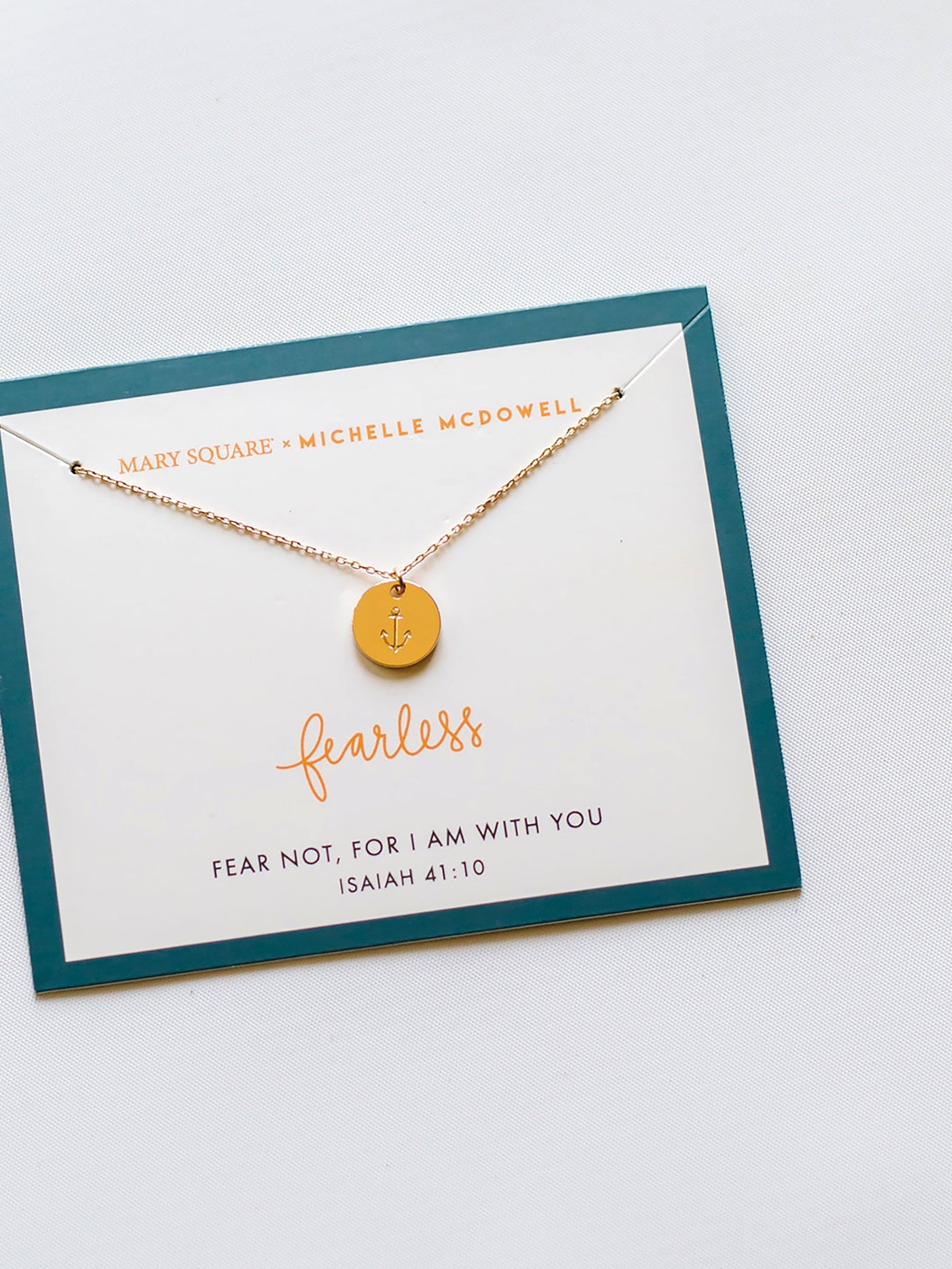 Fearless Inspirational Necklace - Mary Square, LLC