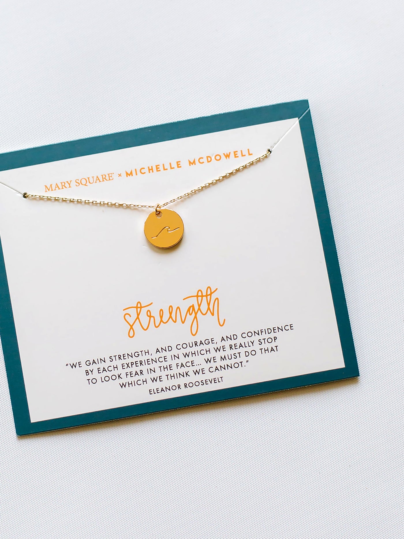 Strength Inspirational Necklace - Mary Square, LLC