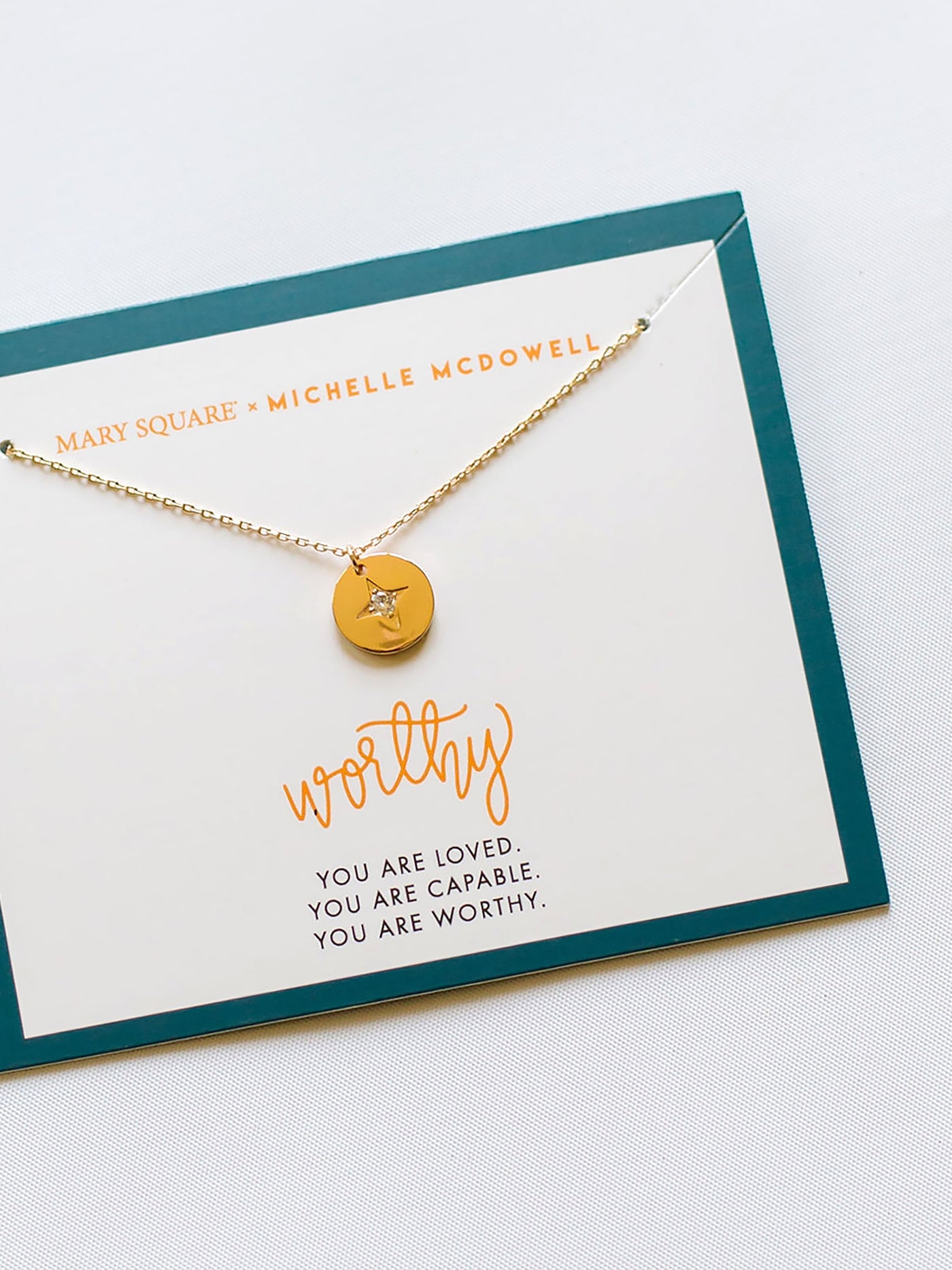Worthy Inspirational Necklace - Mary Square, LLC