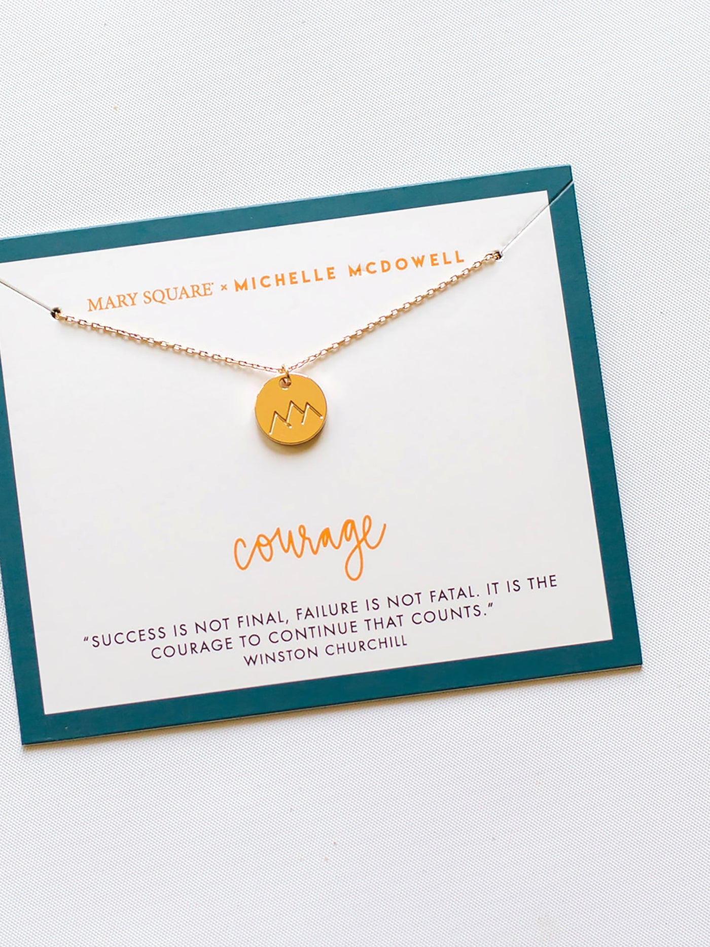Courage Inspirational Necklace - Mary Square, LLC