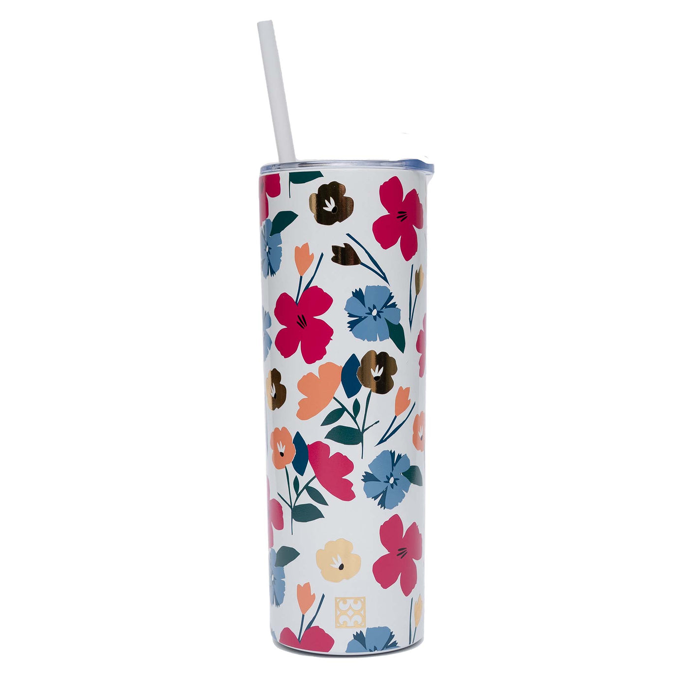 Darling Daisy | Stainless Skinny Tumbler - Mary Square, LLC