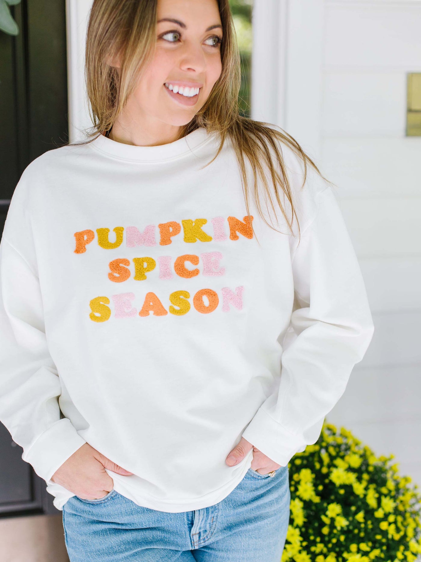 FINAL SALE - Pumpkin Spice | Jules Sweatshirt - Mary Square, LLC
