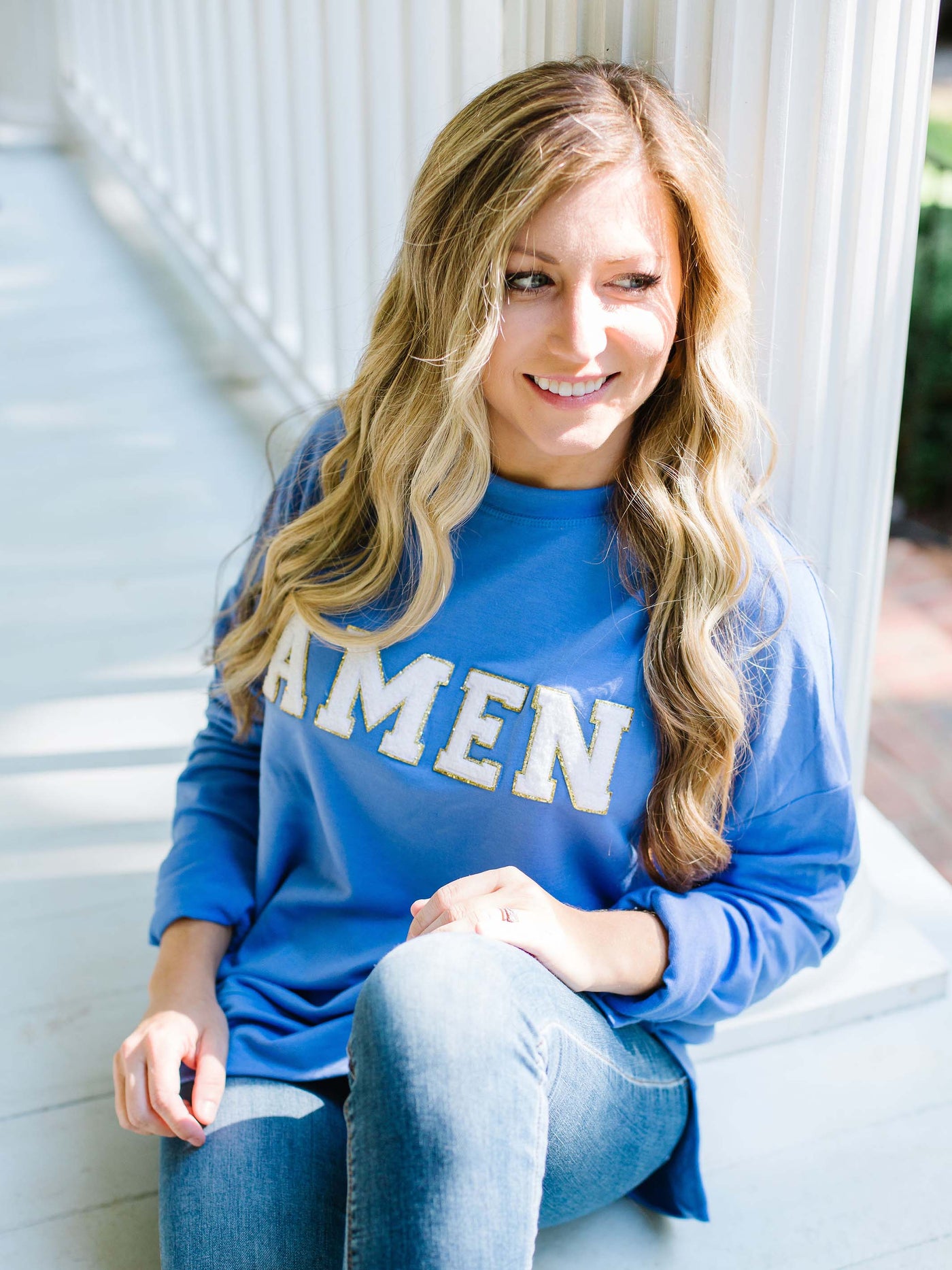 FINAL SALE - Amen | Hannah Sweatshirt - Mary Square, LLC