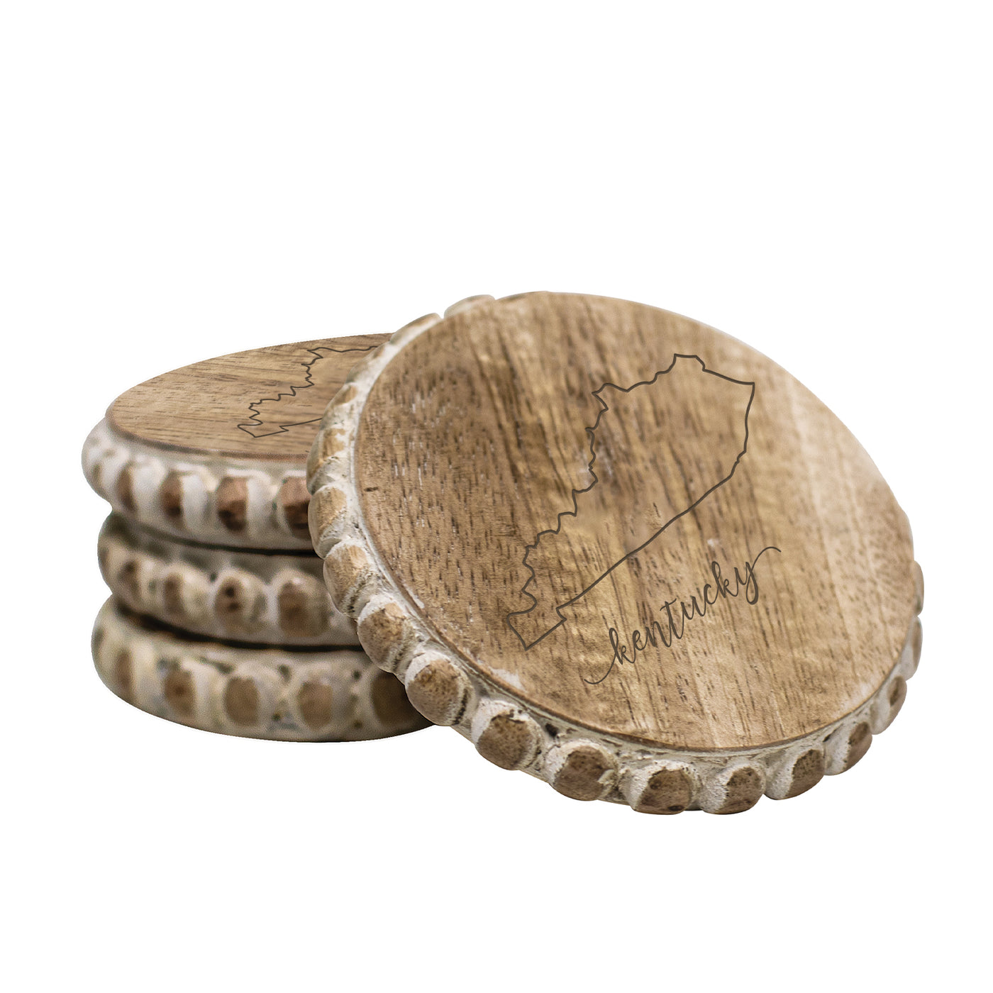 State | Beaded Edge Coasters - Mary Square, LLC