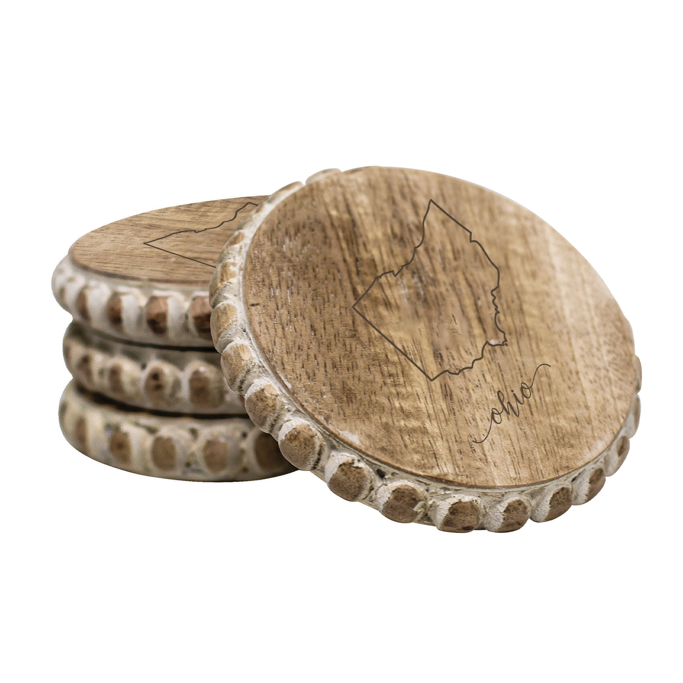 State | Beaded Edge Coasters - Mary Square, LLC