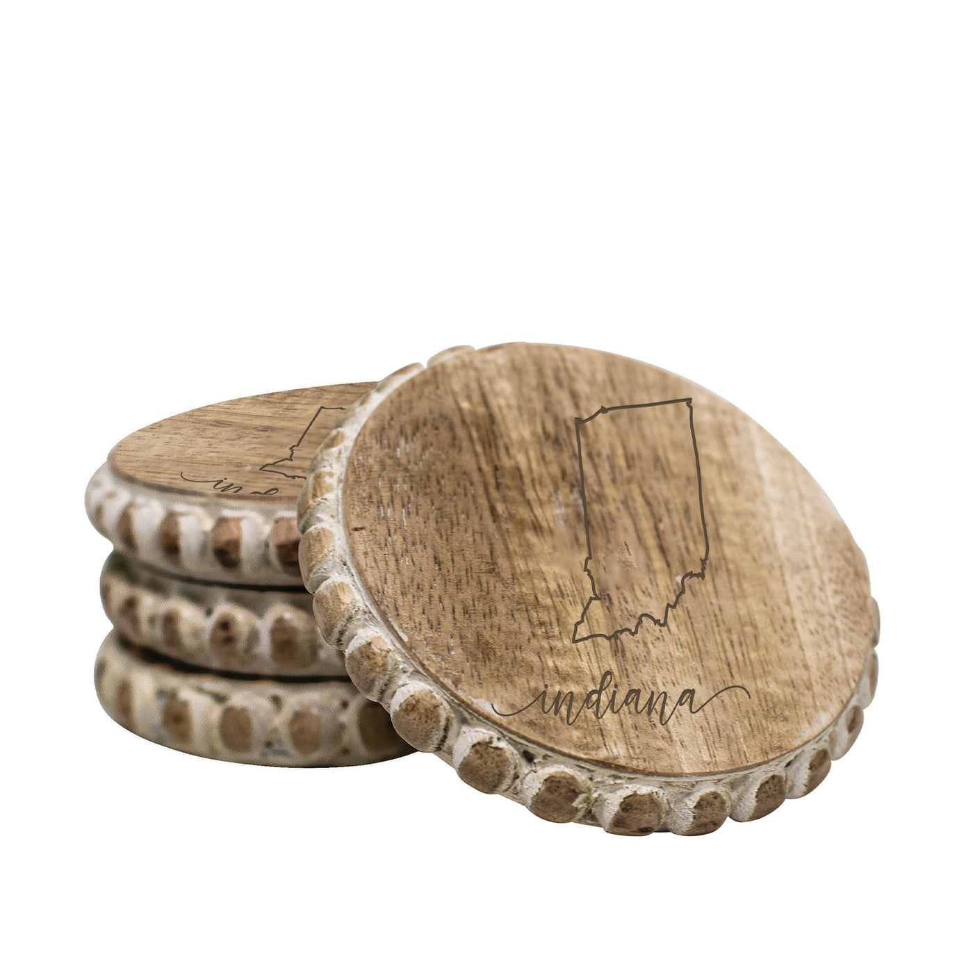 State | Beaded Edge Coasters - Mary Square, LLC