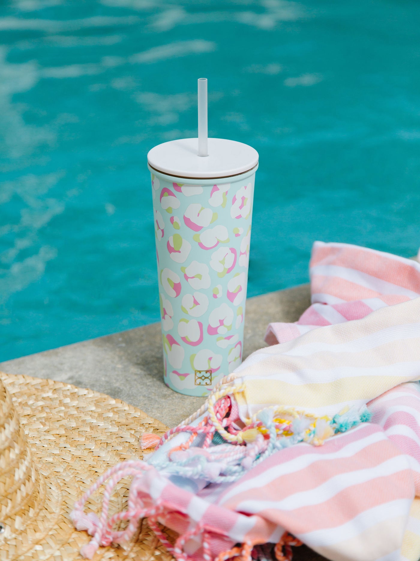 FINAL SALE - Electric Ambition | Stainless Straw Tumbler - Mary Square, LLC