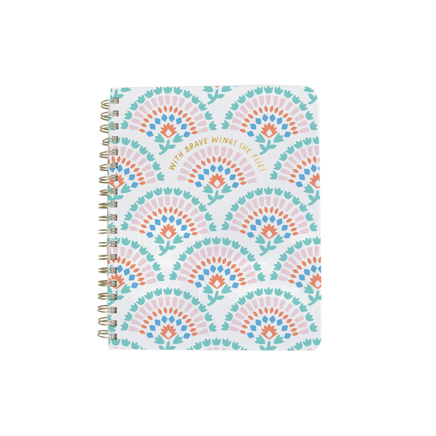 With Brave Wings | Spiral Notebook - Mary Square, LLC