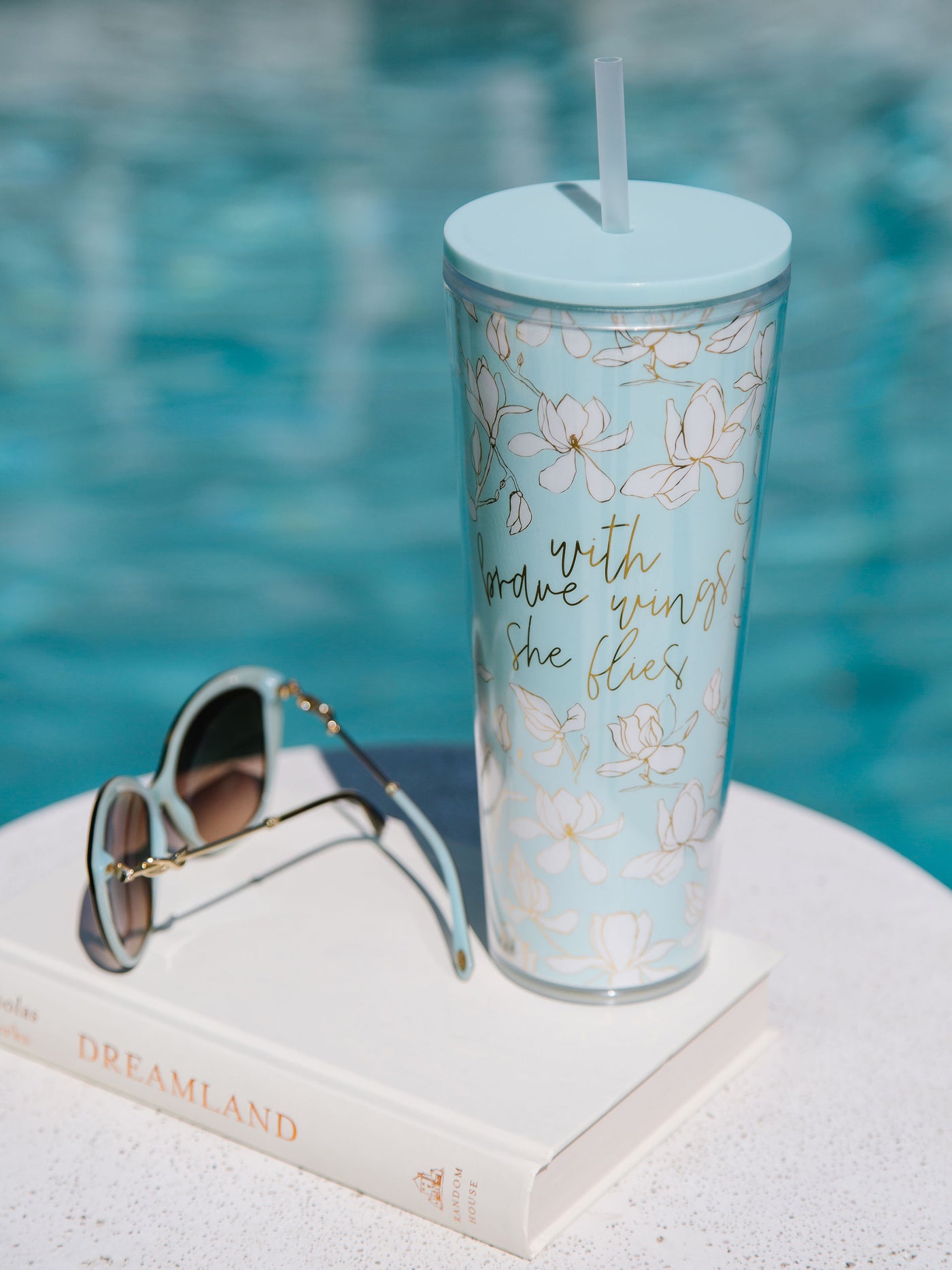Brave Wings | Straw Tumbler - Mary Square, LLC