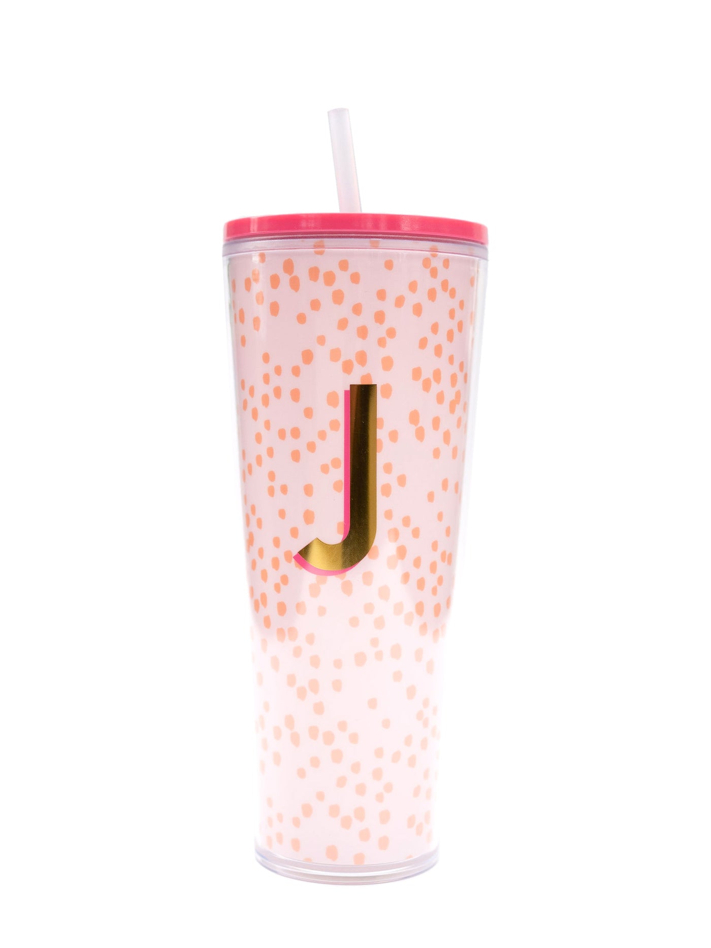 FINAL SALE - Initial | Straw Tumbler - Mary Square, LLC