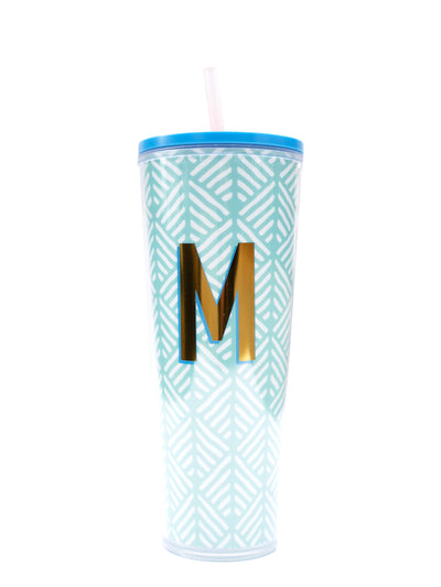 FINAL SALE - Initial | Straw Tumbler - Mary Square, LLC