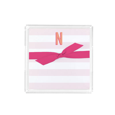 Initial Notepad + Acrylic Tray - Mary Square, LLC